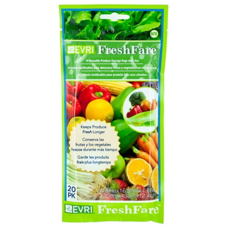 Freshfare Reusable Produce Storage Bags 24 Count Freshfare Reusable Produce Storage Bags 24 Count