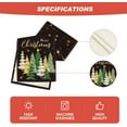 thumbnail image 6 of Touchbetter Xmas Trees Black Merry Christmas Table Runner, Seasonal Winter Kitchen Dining Table Decoration for Home Party Decor 13x60 Inch, 6 of 6
