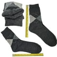 thumbnail image 4 of iBerryNY Men Lamb Wool Socks, Warm Winter Thermal Hiking Crew Socks, 3-Pack, 4 of 4