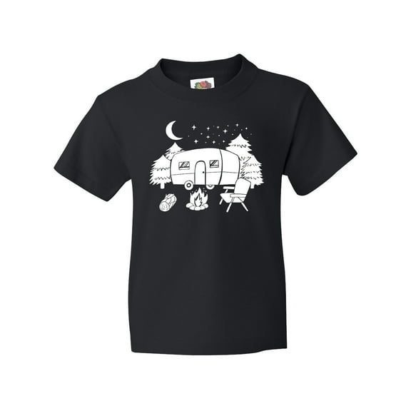 Inktastic Camper In A Star Filled Night Youth T-Shirt