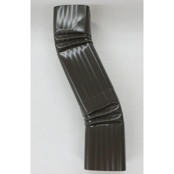 Aluminum Offset Downspout Elbow (3x4 B, MUSKET BROWN)