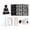 style 07, variant on Beginner Patchwork Sewing Kit Halloween Black Cat Tree 7.48 Inch 3D Quilted Fabric Craft Set for Adults Holiday Tabletop Home Party Decor Gift