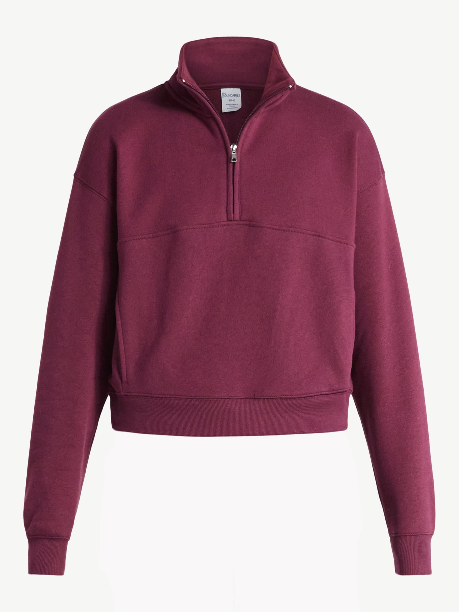 No Boundaries Fleece Half Zip Pullover, Women's