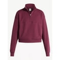 thumbnail image 4 of No Boundaries Fleece Half Zip Pullover, Women's, 4 of 4