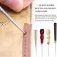 thumbnail image 4 of 4pcs Woodworking Awl Set - Stainless Steel, 4 Count, Medium Grit, Comfortable Punching & Drilling for Leather & Wood, 4 of 5