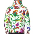 thumbnail image 7 of Lsque Paisley Pattern Casual Men's Hoodie,Hooded Sweatshirt with Kangaroo Pocket,Pullover Hoodie-Medium, 7 of 7