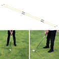thumbnail image 4 of Palos de alineación de golf Entrenamiento de golf Swing Trainer Rod Portable Rods Amarillo kusrkot Palos de alineación de golf, 4 of 8
