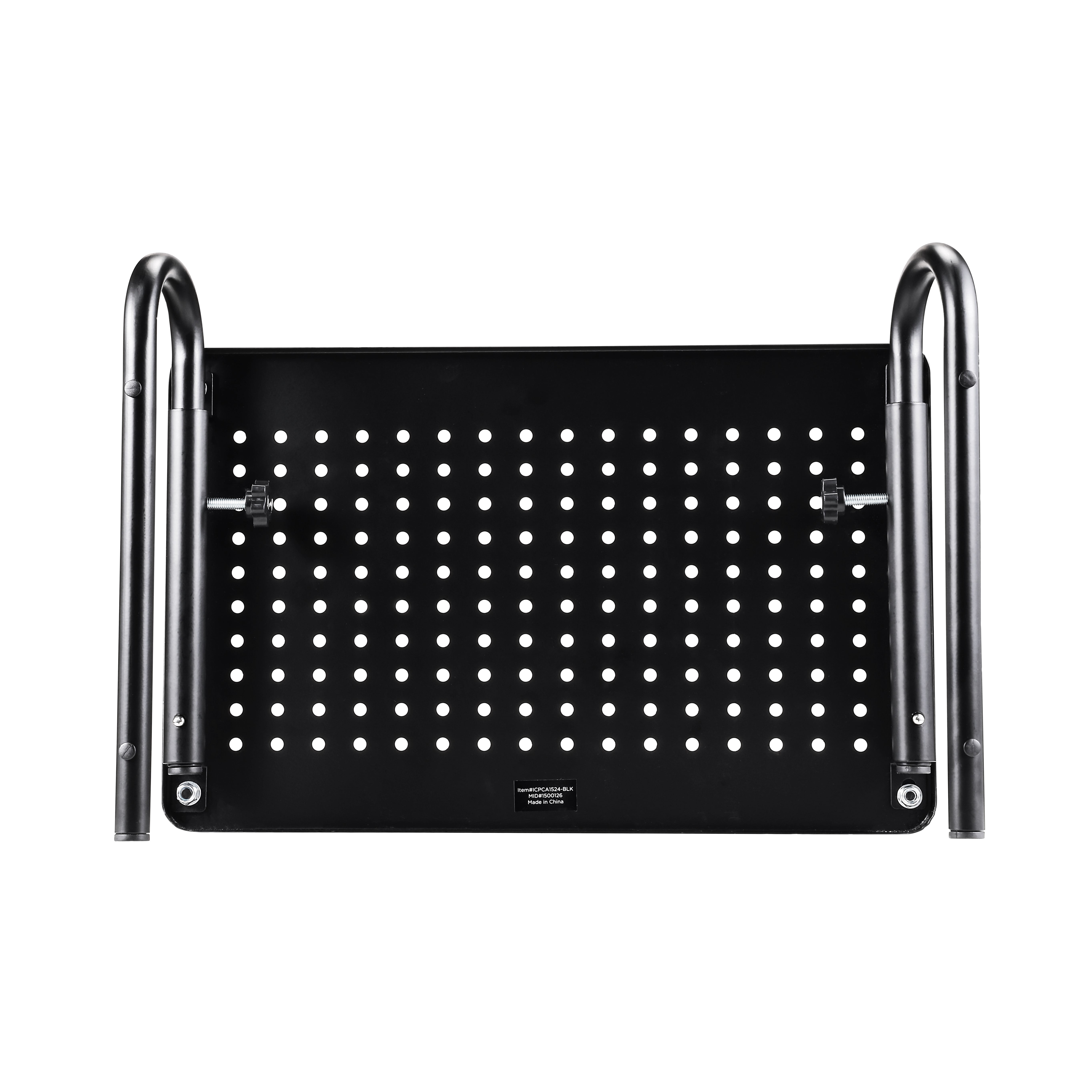Incipio Monitor Riser Stand, Ergonomic Desk Shelf with Ventilated Surface & Non-Slip Legs, Space-Saving Computer Monitor Stand for Office, Home & Gaming Setup-Black