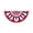 C, variant on Oioii 35.4x17.7in Patriotic Fan-Shaped Banner Flag, Decorative Wall & Door Ornament for Outdoor, Indoor, Yard, Garden, Porch and Independence Day Party,C