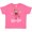 Hot Pink, variant on Inktastic Gigis Girl Ballerina Monkey Girls Toddler T-Shirt