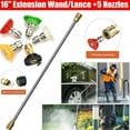 thumbnail image 1 of 4000PSI Haute Pression Lave-Auto Pulvérisateur Lance Lance Lance Lance Tuyau Kit, 1 of 9