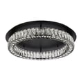 thumbnail image 7 of Modern Bright Home Decorative Ceiling Lighting Monroe 26 Inch Led Single Flush Mount - Black, 7 of 7