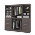 thumbnail image 2 of Pur by Bestar 86" Storage Kit in Bark Gray, 2 of 11