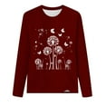 thumbnail image 4 of Simua Womens Crewneck Sweatshirt Long Sleeve Tops Cute Graphic Casual Loose Fit Pullover, 4 of 4