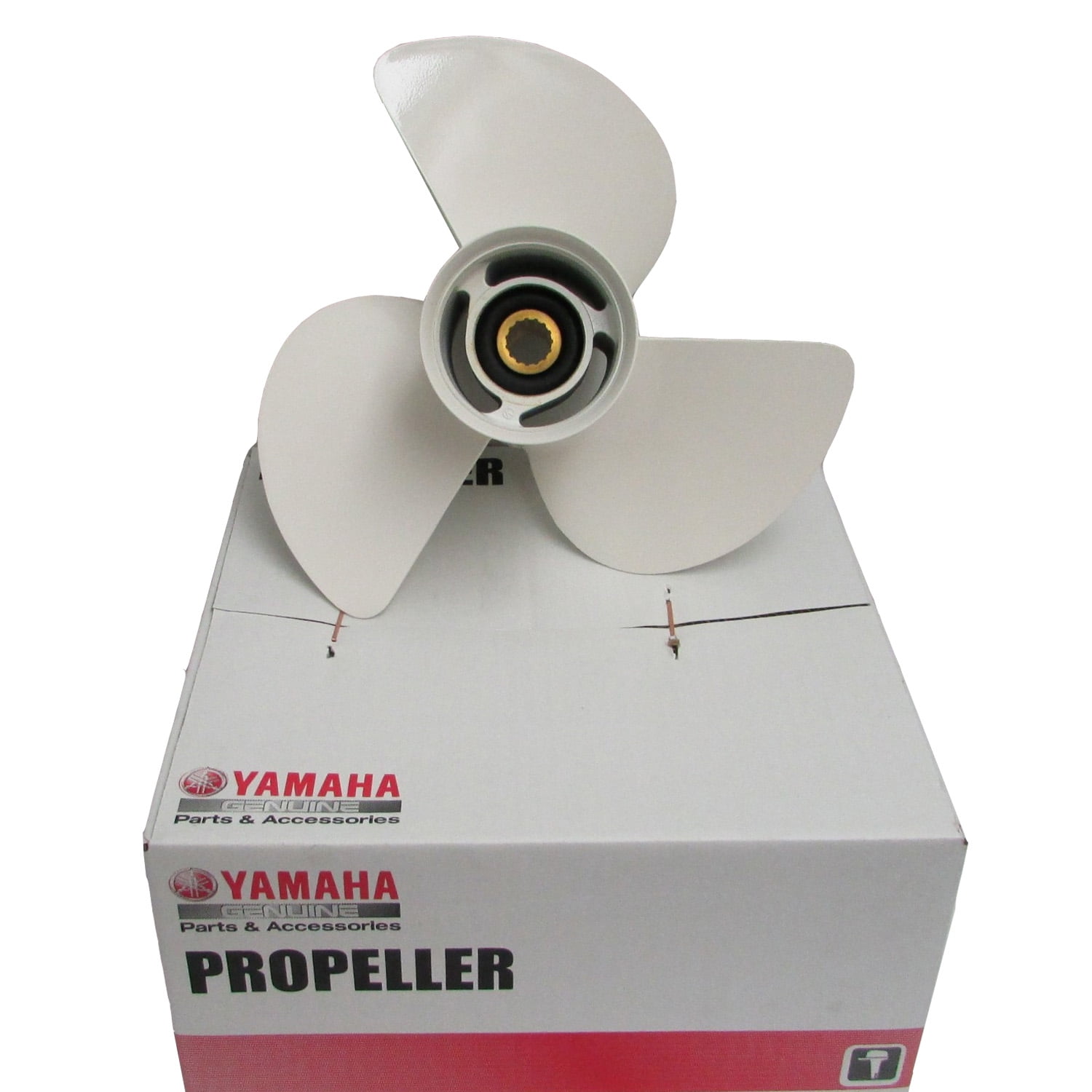 Yamaha New OEM Prop 14x11 Aluminum RH Propeller 15 Spline 6E54595400