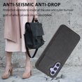 thumbnail image 5 of Allytech Slim Back Cover for Samsung Galaxy S23 FE 5G, Premium PU Leather Hybrid TPU Minimalist Lightweight Anti-Scratch Phone Case for Galaxy S23 FE - Black, 5 of 5