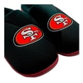 thumbnail image 3 of Pantuflas NFL Para Cabellero, 49ers Negro/Rojo Talla 27-28, 3 of 4