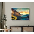 thumbnail image 2 of wall26 Canvas Print Wall Art Maya Angelou Quote with Orange Sunset Landscape Nature Floral Photography Realism Rustic Colorful Multicolor Ultra for Living Room, Bedroom, Office - 16"x24", 2 of 5