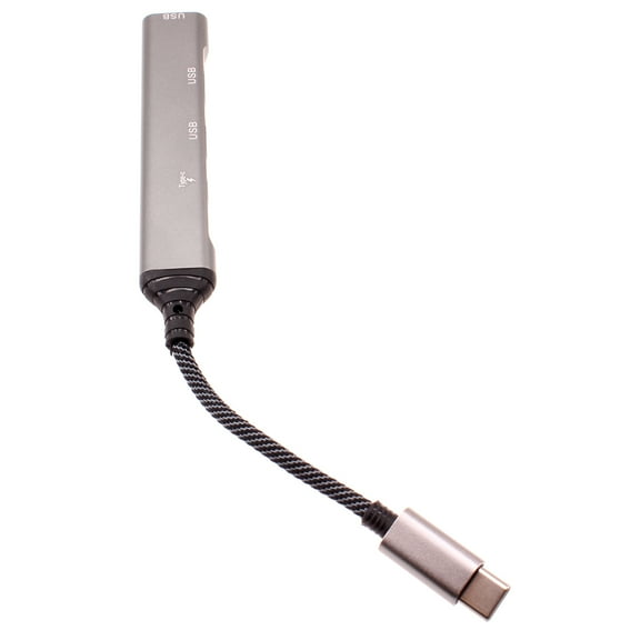 USB-C Adapter 4-in-1 Hub PD for Samsung Galaxy A06/A16 5G/A26 5G/A36 5G/A56 5G - TYPE-C Charger Port USB Splitter