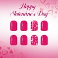 thumbnail image 5 of Yoyauz 24 Valentine's Day Medium Pressure Nail Fake Nail with Love Design Fake Nail Valentine's Day Cute Female Girlfriend Gift, 5 of 9
