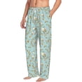 thumbnail image 2 of Daiia Cute Honeybees Men's Sleep Pant with Pockets and Drawstring,Pajama Pants-Small, 2 of 9