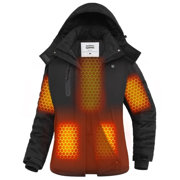 Chaqueta térmica joohoo para mujer con batería recargable XL