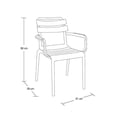 thumbnail image 3 of SILLA ÉRION NEGRA CON BRAZOS, 3 of 3