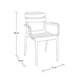 thumbnail image 3 of SILLA ÉRION NEGRA CON BRAZOS, 3 of 3