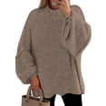 thumbnail image 1 of Suéter PRETTYGARDEN 2025 Otoño Tejido Grueso Cuello Alto S, 1 of 5
