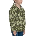 thumbnail image 3 of Daiia Green Snake for Boys Fashion Hoodies & Sweatshirts with Kangaroo Pocket,Hooded Sweatshirt for Kid, Breathable& Moisture Wicking-Small, 3 of 6