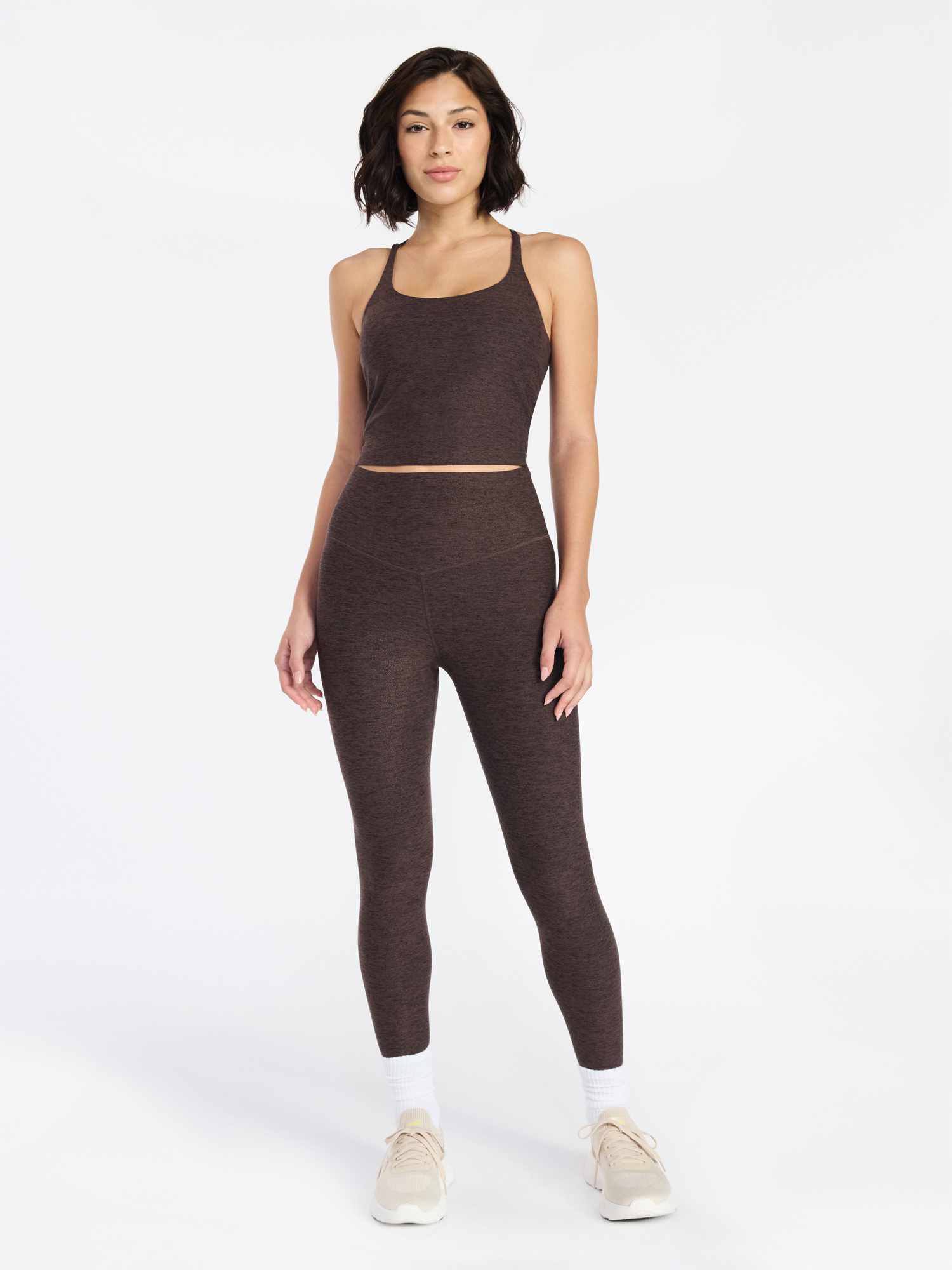 Avia Women's and Women's Plus ButterCore Foil Sports Bra Tank Top, Sizes XS-4X