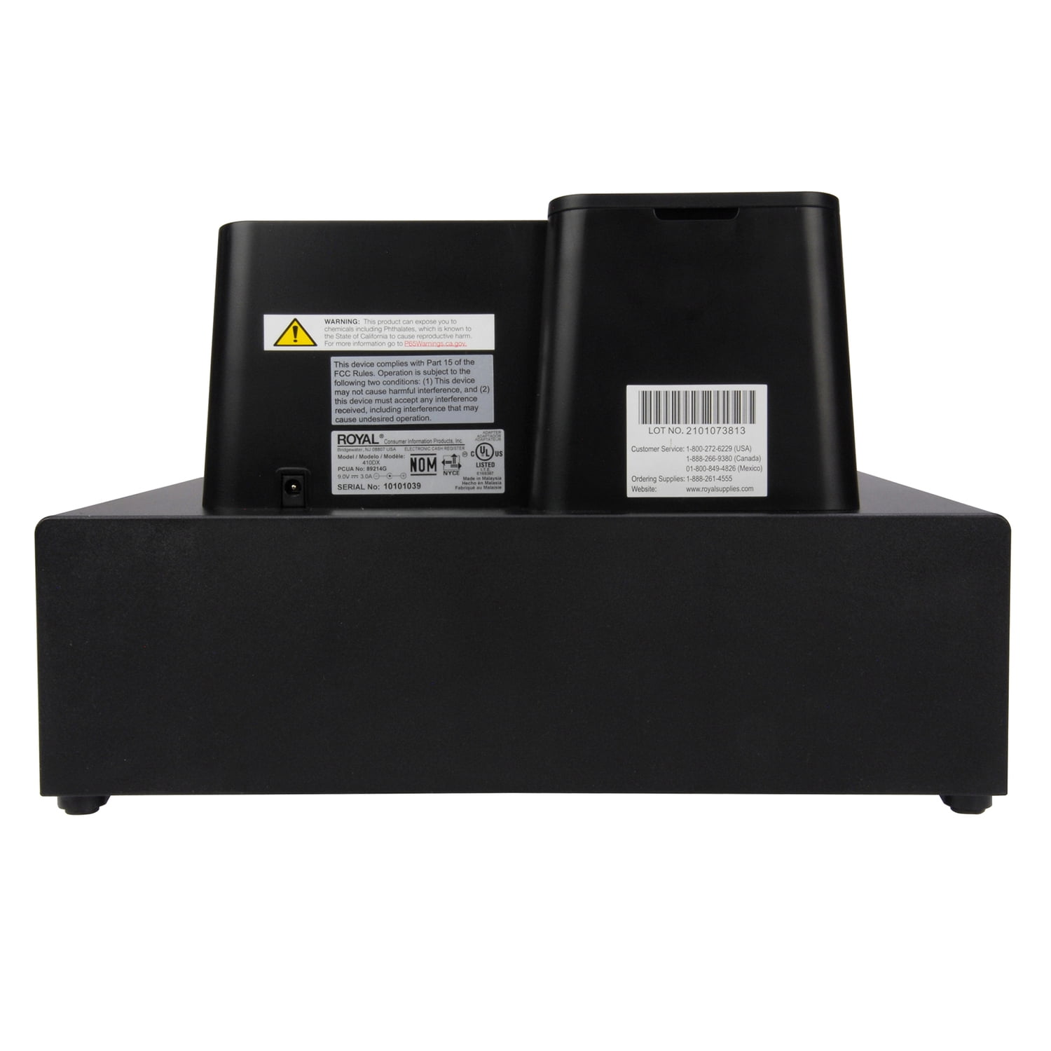 Royal Electronic Cash Register 2000 PLUs Thermal Printing Black