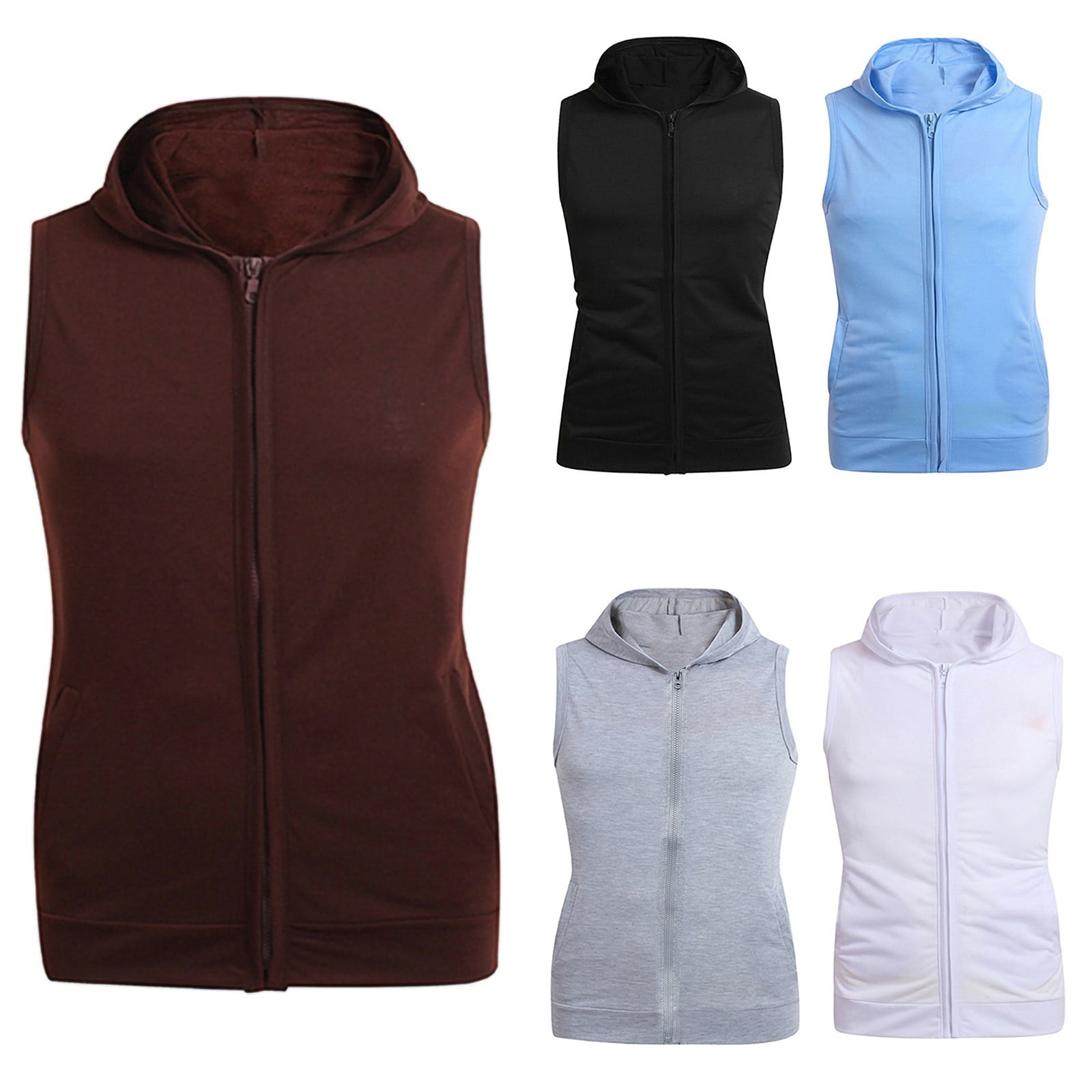 symoid Tank Tops for Men Big and Tall Beach Solid Casual Summer White