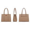 thumbnail image 5 of Wrangler Laptop Tote Bag for Women 15.6 Inch Computer Bag for Work Large Double Compartment Purse and Handbag, Khaki, 5 of 6
