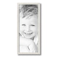 thumbnail image 2 of ArtToFrames 8" x 19" White Square Star Emboss Picture Frame, 8x19 inch White Wood Poster Frame (WOM-5125),  Pack, 2 of 7