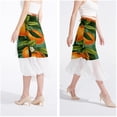 thumbnail image 4 of Tangerine Stylish Chiffon Summer Beach Dress for Women - Lightweight, Breathable, and for Sunny Days by the Shore, 4 of 6
