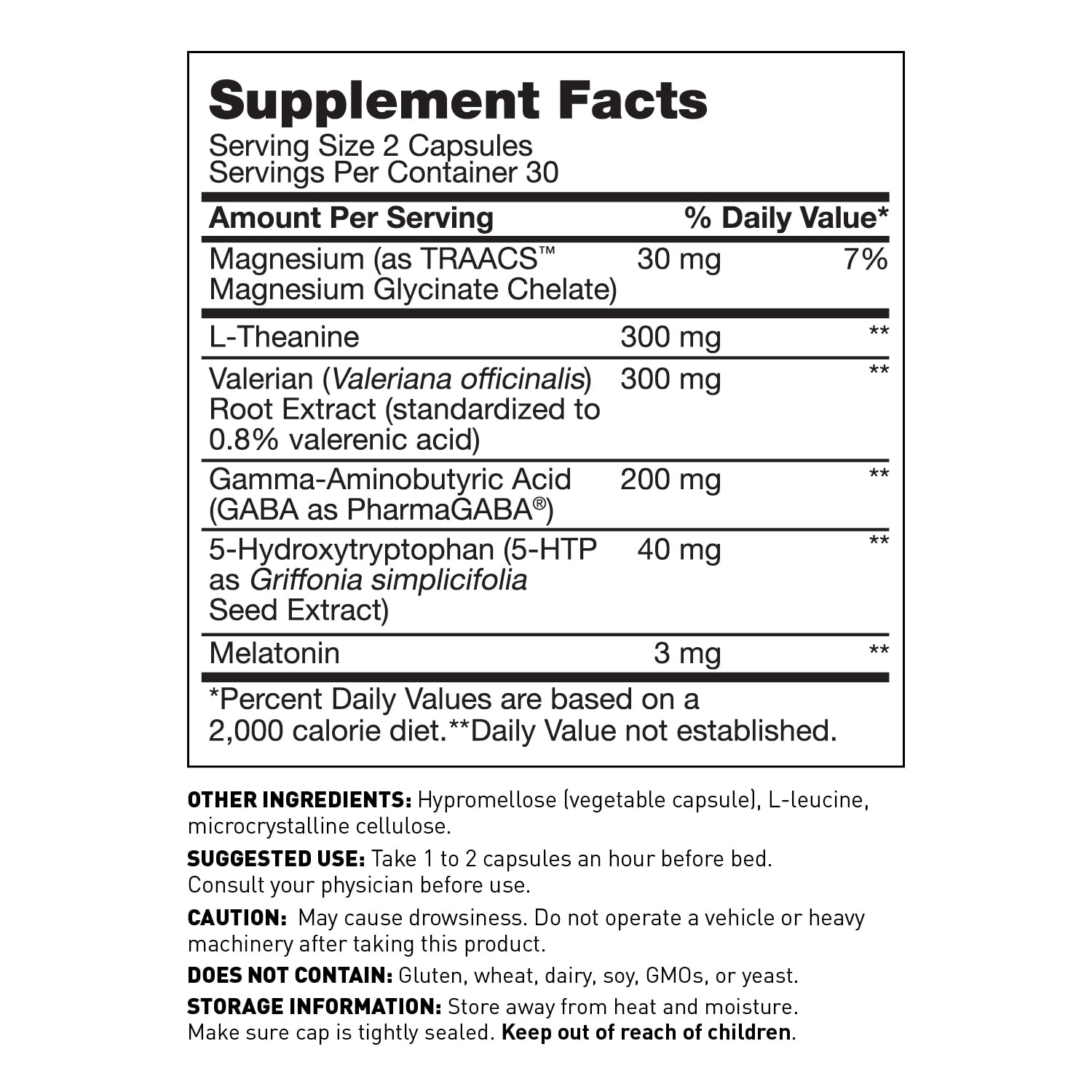 Amy Myers MD Rest and Restore Max - Calm & Relaxed Sleep Support Supplement - Aid Natural & Relaxed Sleep with gaba & Melatonin - Rest Support Supplement for Healthy Sleep - 60 Capsules (30 Servings)