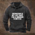 thumbnail image 2 of Xihbxyly Sudadera con Capucha para Hombre, Elegante Jersey de Manga Larga, Sudadera con Estampado Único, Cómodo Diseño de Bolsillo, Ropa Informal para Fiestas y Uso Diario, Atuendo Moderno para Exter, 2 of 4