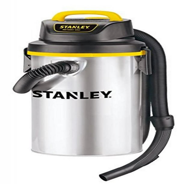 Stanley Wet/Dry Hanging Vacuum, 4.5 Gallon, 4 Horsepower, Stainless