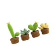 thumbnail image 1 of Toystoory Macetero de ganchillo hecho a mano con colores vibrantes para niños, adolescentes y principiantes Almacenamiento y organización del hogar Verde Azul Amarillo 11cm, 1 of 6