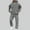 Dark Gray, variant on SYMOID Big & Tall Men's Jogging Suit Set - Size 3XL, Army Green | 100% Polyester Quick-Drying, Zip Hoodie & Pants for Casual Wear & Light Sports