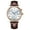 rose white brown, variant on Brand Multifunction Dial Leather Strap Watch Men Sapphire Crystal Automatic Self-Winding Mechanical Wristwatch Man Waterproof Calendar Clock