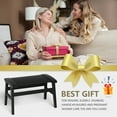 thumbnail image 5 of Bambloom Bamboo Shower Stool,Non Slip Shower Seat with Soft Surface, Black, 5 of 7