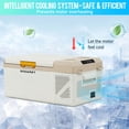 thumbnail image 6 of 16.8QT Mini Fridge, Syngar Electric Cooler with 2 Plugs for Bedroom, Dorm & RV Use, Portable Car Refrigerator for Camping, 60W, 24V/110V, Ultra-Quiet, White, 6 of 11