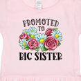 thumbnail image 3 of Inktastic Promoted to Big Sister with Flowers Girls Toddler Dress, 3 of 4
