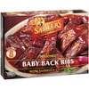 Sadler's: Seasoned Baby Back W/Barbeque Sauce Ribs, 24 oz