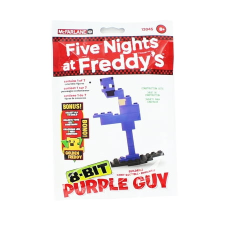 Five Nights at Freddy's 8-Bit Buildable Figure: Purple
