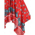 thumbnail image 4 of Tallas de paisley de paisley de paisley camiseta con cordón Rosegal Camisetas tallas grandes, 4 of 5