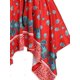thumbnail image 4 of Tallas de paisley de paisley de paisley camiseta con cordón Rosegal Camisetas tallas grandes, 4 of 5