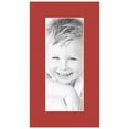 thumbnail image 2 of ArtToFrames 8x14" Deep Red Custom Mat for Picture Frame with Opening for 4x10" Photos. Mat Only, Frame Not Included (MAT-243), 2 of 5